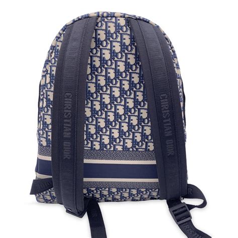 Zaino DiorTravel Jacquard Dior Oblique blu 